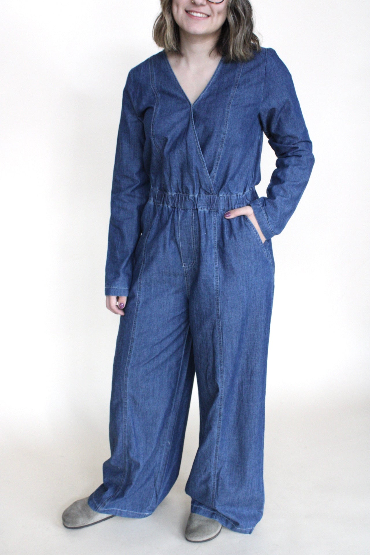 Jane Denim Jumpsuit