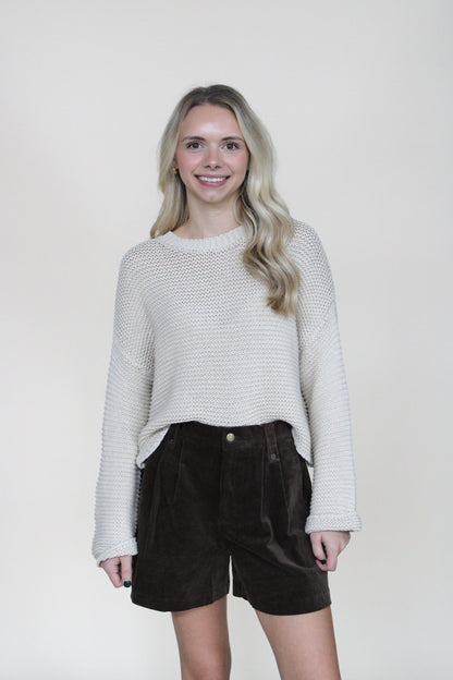 Lyla Woven Corduroy Shorts