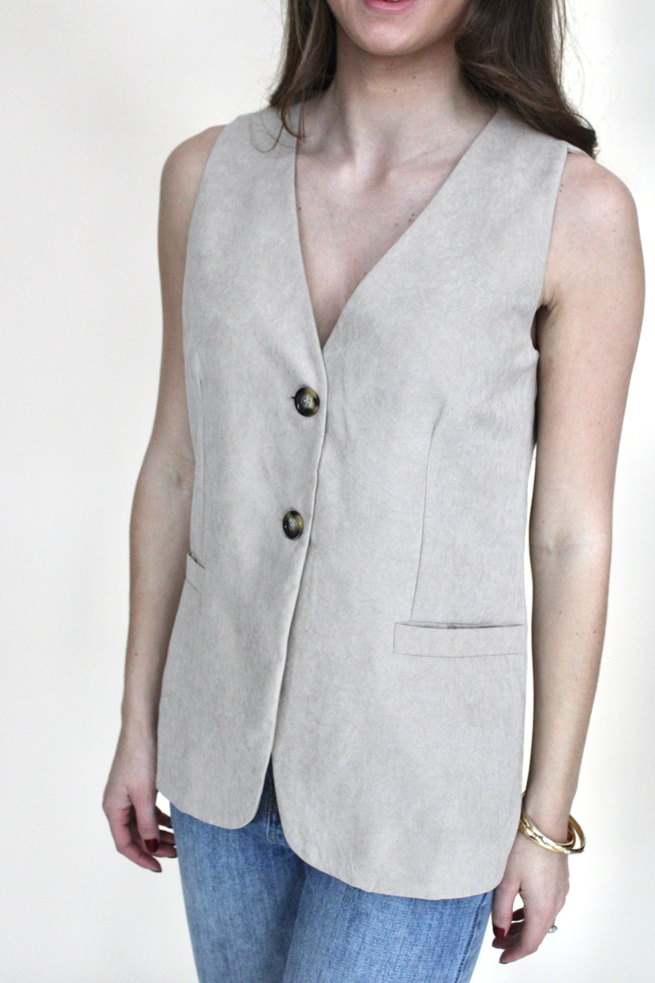 Mallory Button Up Vest