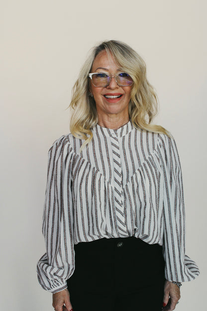 Georgia Woven Striped Shirt