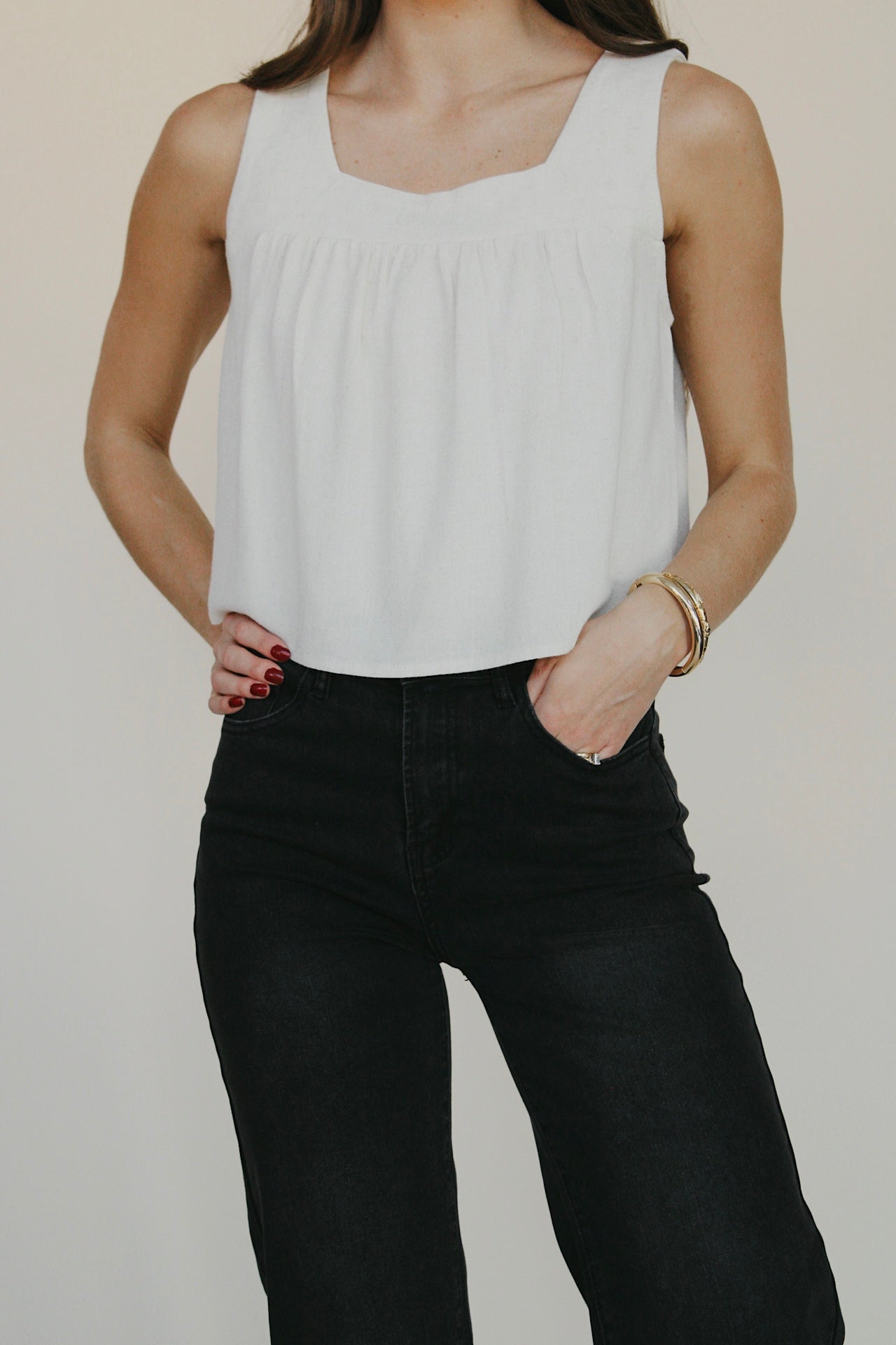 Linen Blend Tank