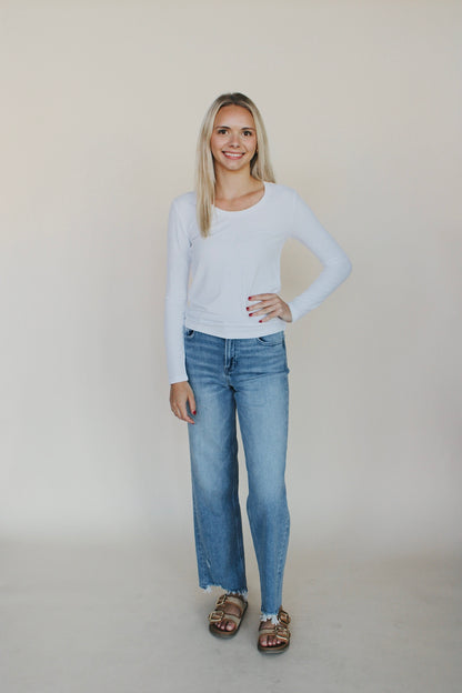 Ultra Soft Basic Scoop Longsleeve