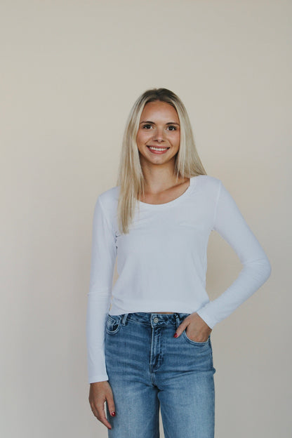 Ultra Soft Basic Scoop Longsleeve