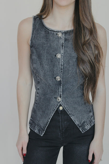 Ella Denim Vest
