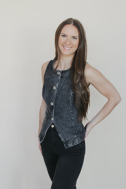 Ella Denim Vest