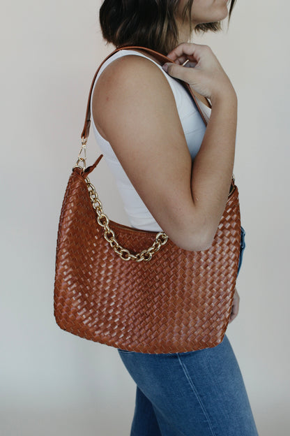 Sienna Slouchy Woven Shoulder Bag