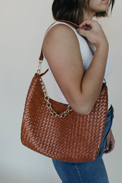 Sienna Slouchy Woven Shoulder Bag