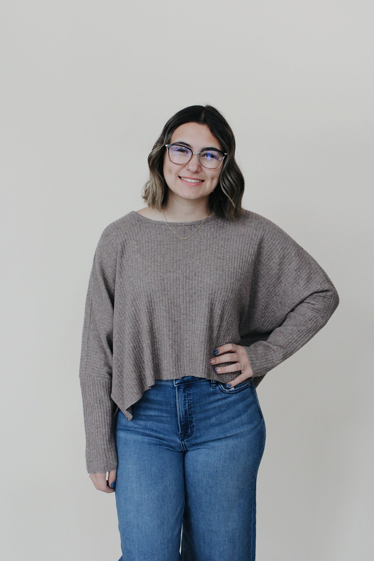 Carlee Drop Shoulder Sweater