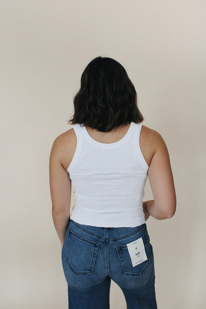 Reversible Lace Textured Tank