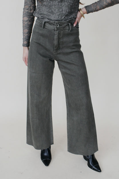 Taylor Straight Wide Leg Denim Pant