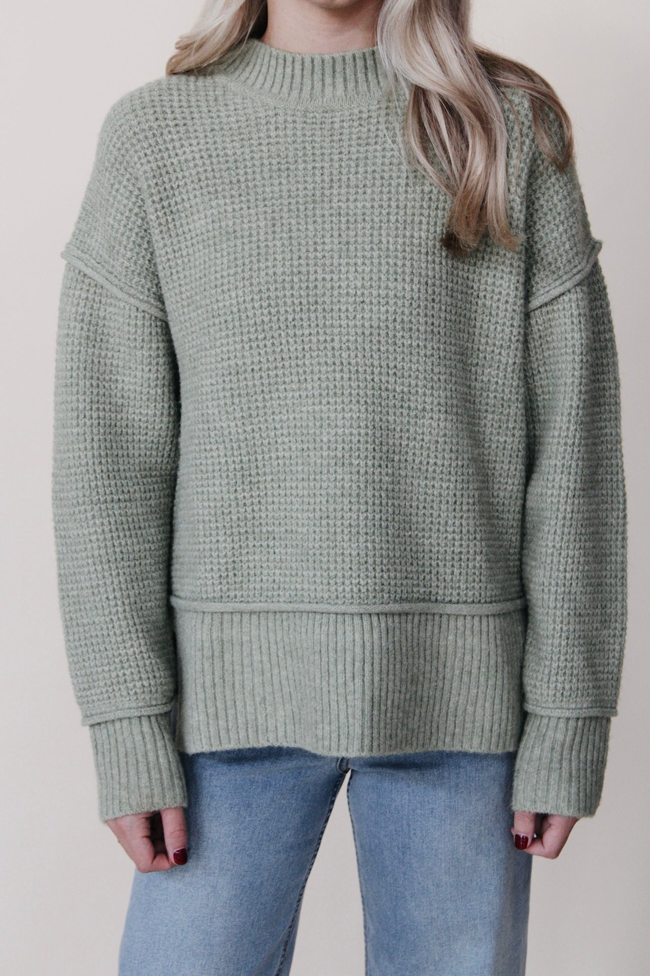 Gracie Waffle Knit Sweater
