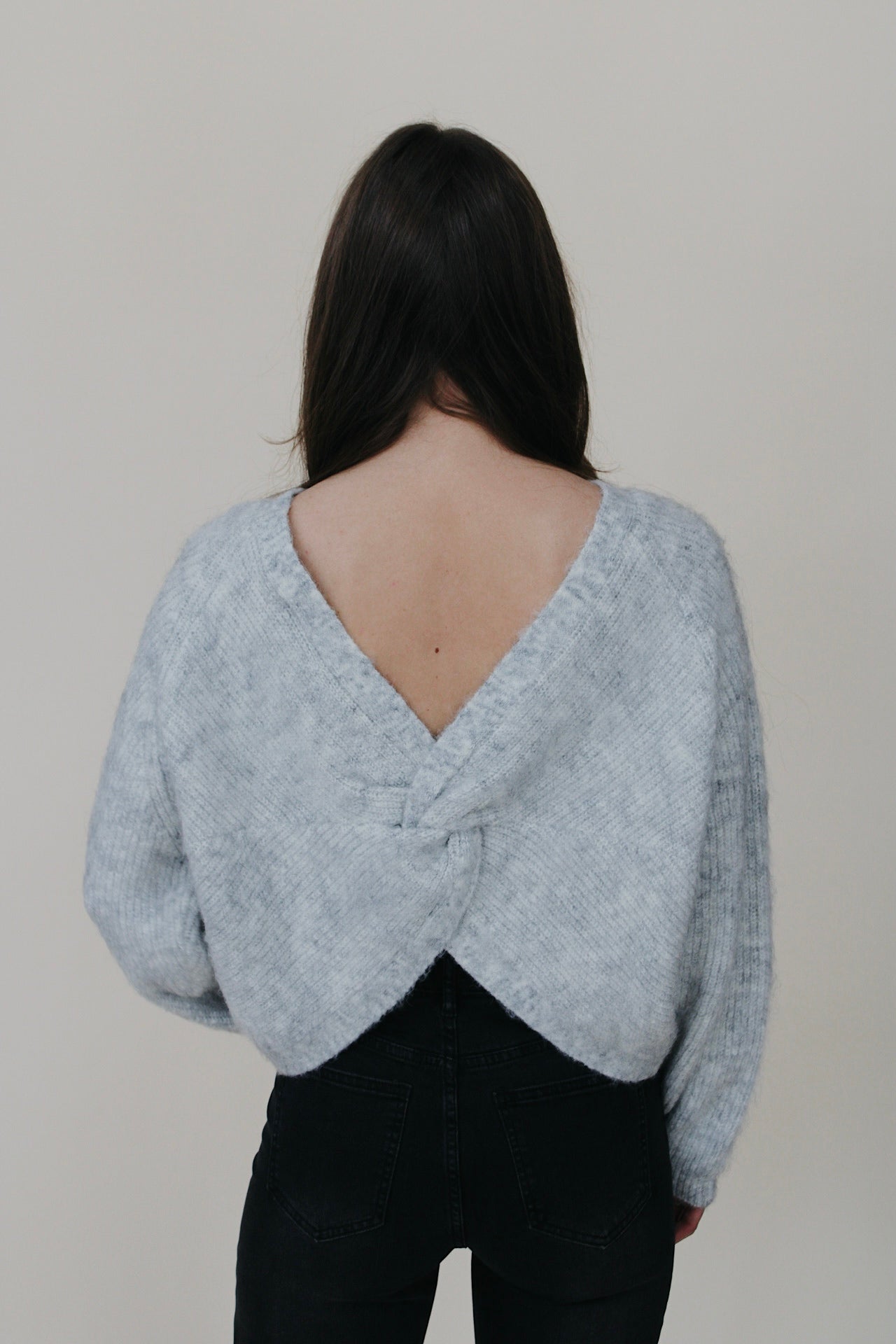 Liv Reversible Twist Sweater