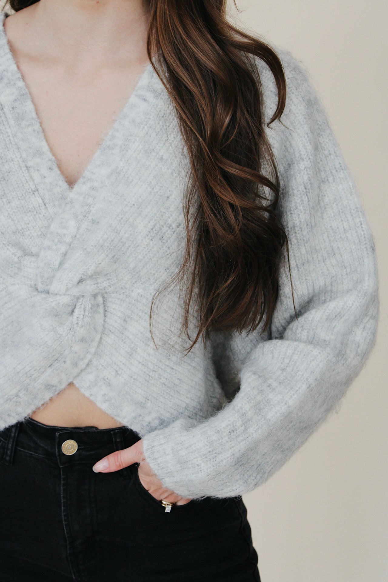Liv Reversible Twist Sweater
