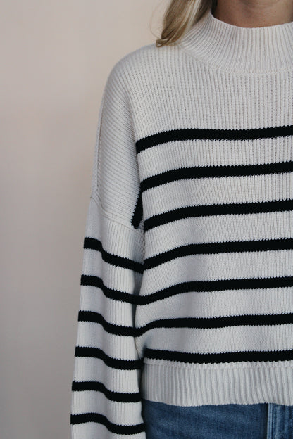 Presley Striped Drop Shoulder Knit