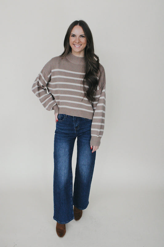 Presley Striped Knit Sweater
