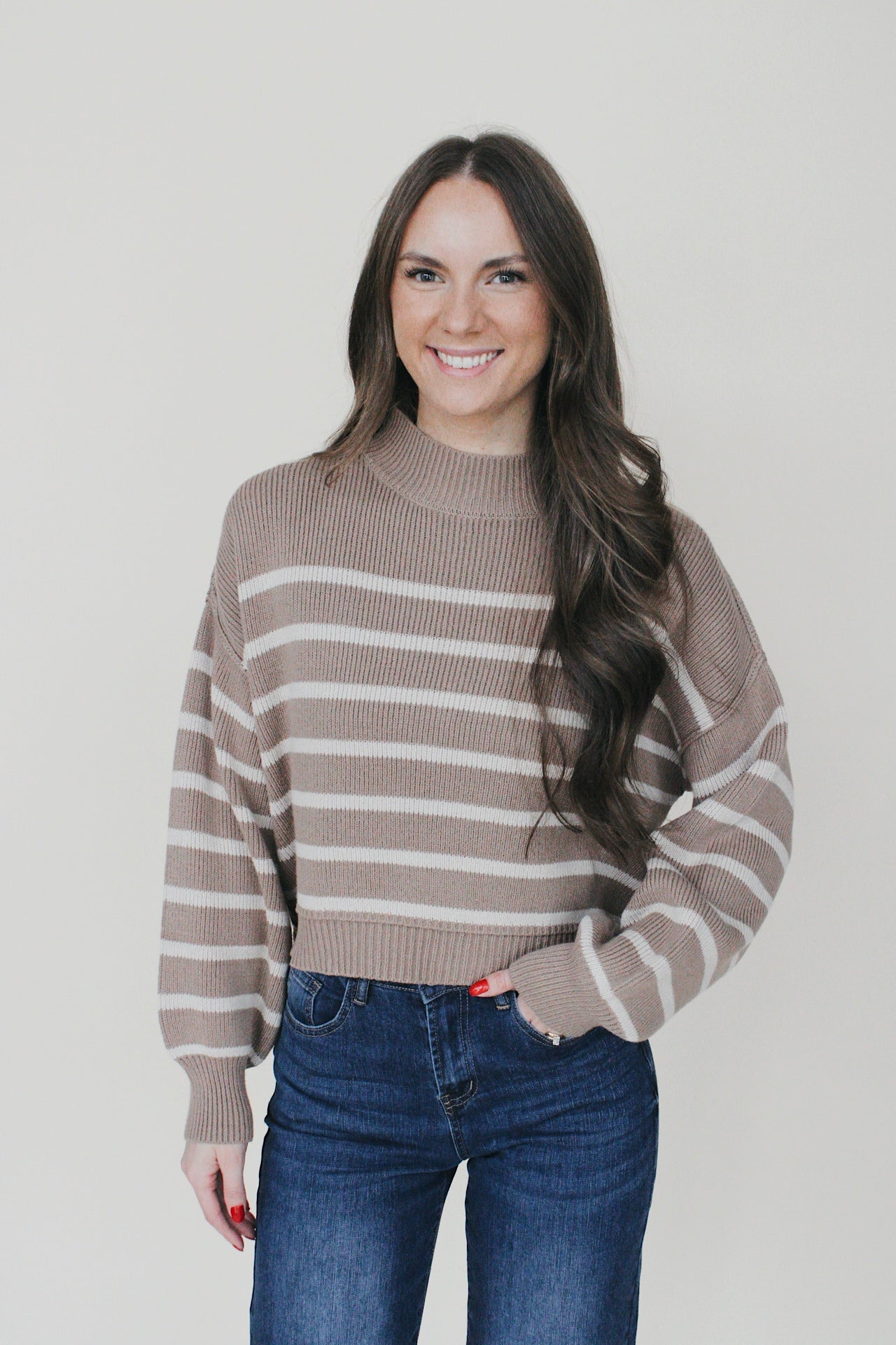 Presley Striped Knit Sweater