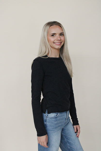 Free People Nova Tee - Black