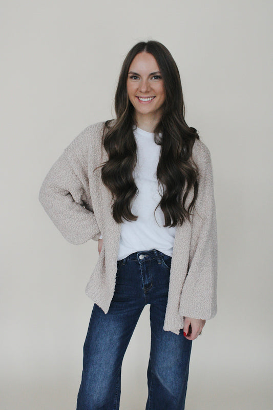 Laila Knit Open Front Cardigan