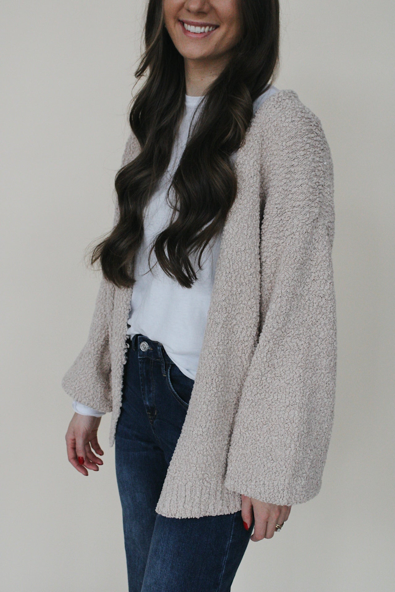 Laila Knit Open Front Cardigan