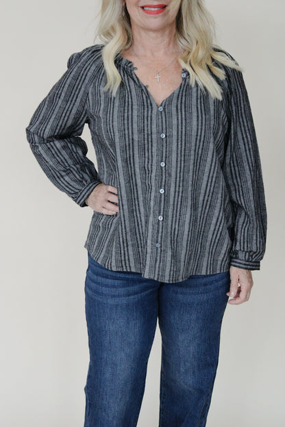Abby Striped Blouse