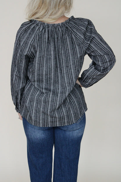 Abby Striped Blouse