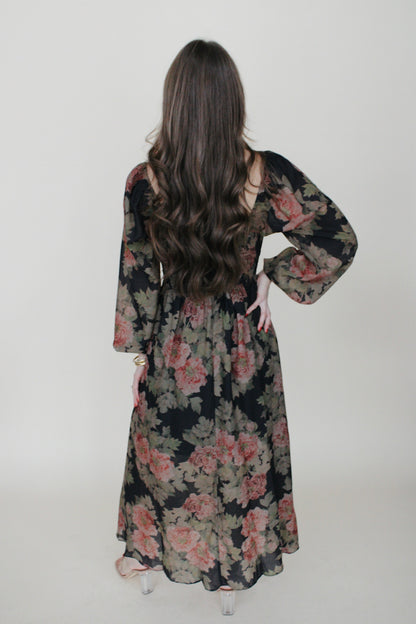 Whitney Smocked Peasant Dress