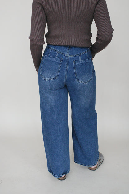 High Rise Wide Leg Jeans