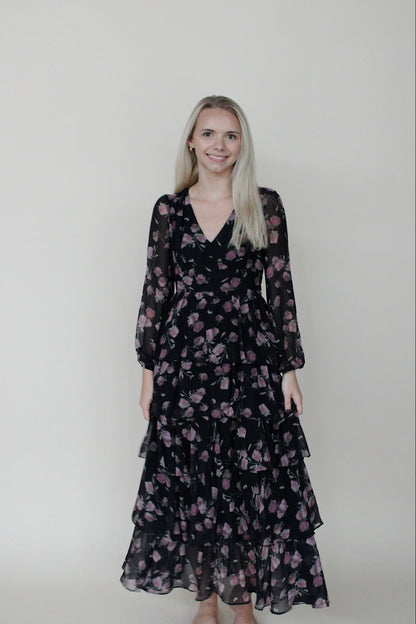 Eloise Tiered Floral Maxi Dress