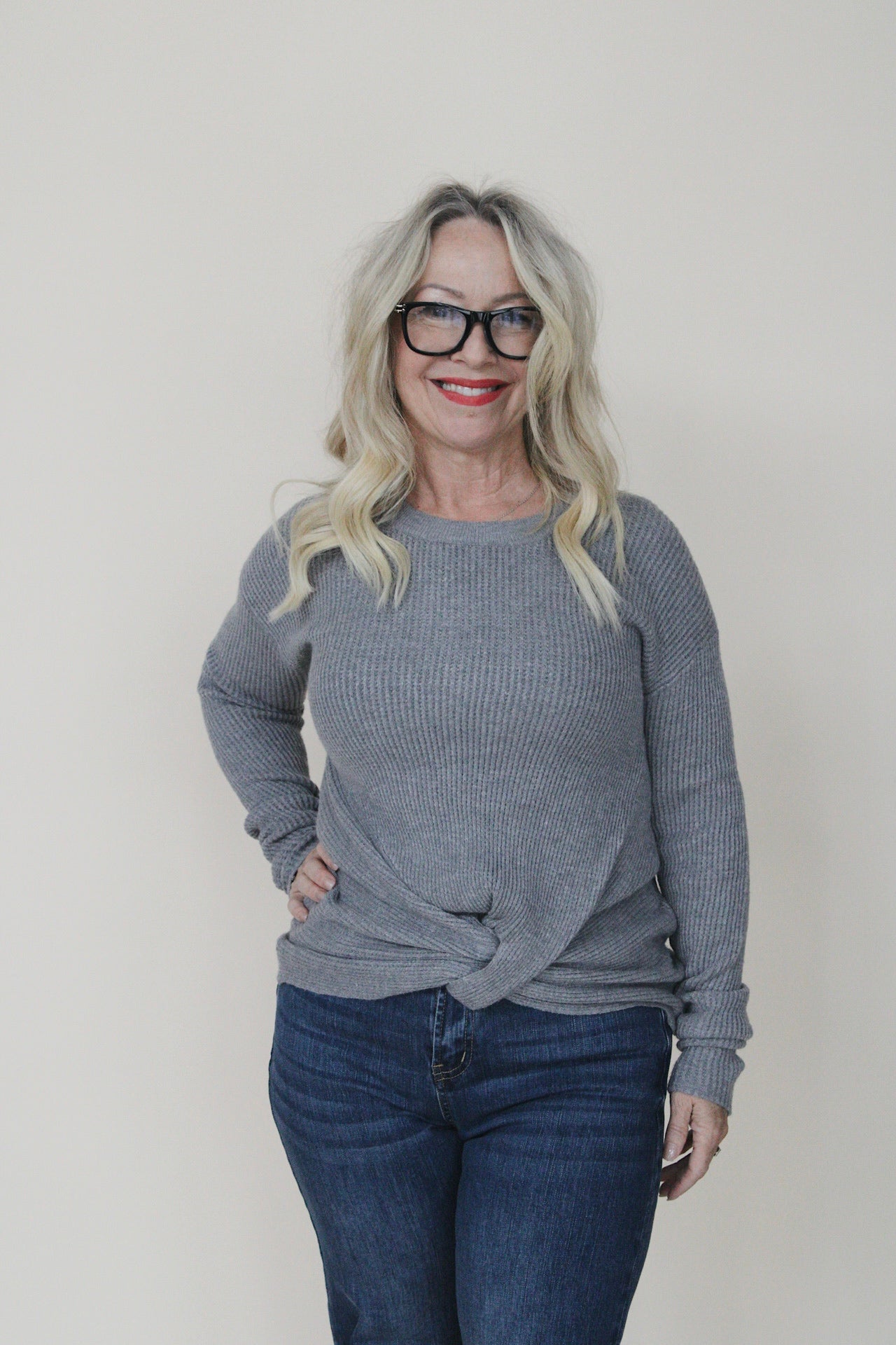 Madi Waffle Knit Sweater