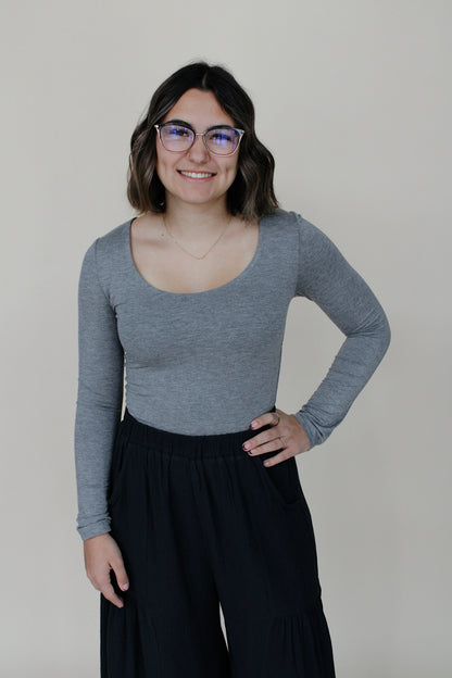 Core Basic Long Sleeve - Charcoal