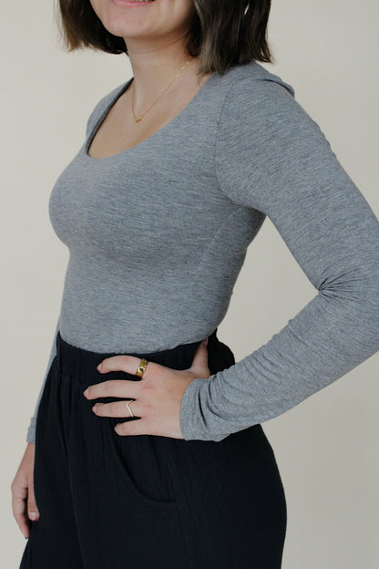 Core Basic Long Sleeve - Charcoal