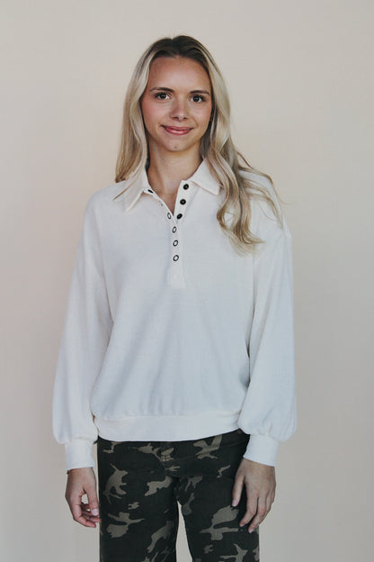 Vera Collared Long Sleeve