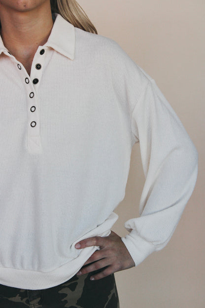 Vera Collared Long Sleeve