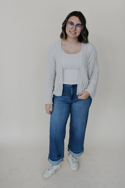 Emily Cable Knit Cardigan