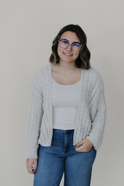 Emily Cable Knit Cardigan