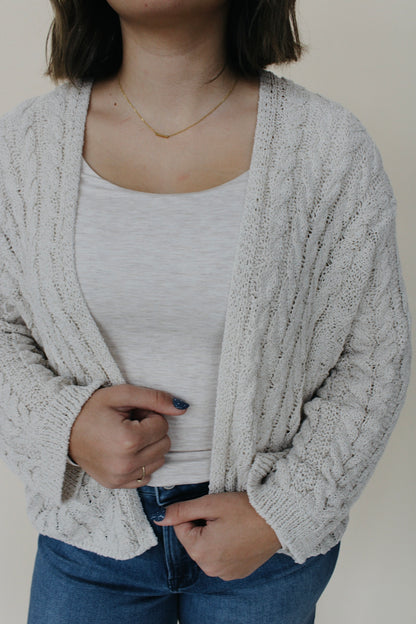 Emily Cable Knit Cardigan