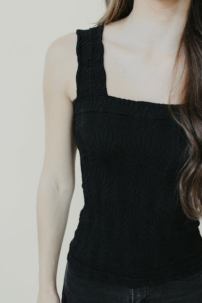 Lace Textured Square Top - more colors available