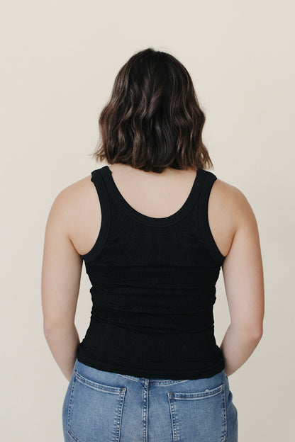 Reversible Lace Textured Tank