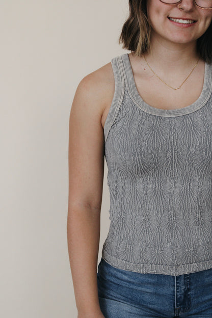 Reversible Lace Textured Tank