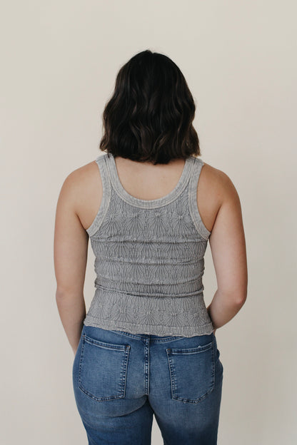 Reversible Lace Textured Tank