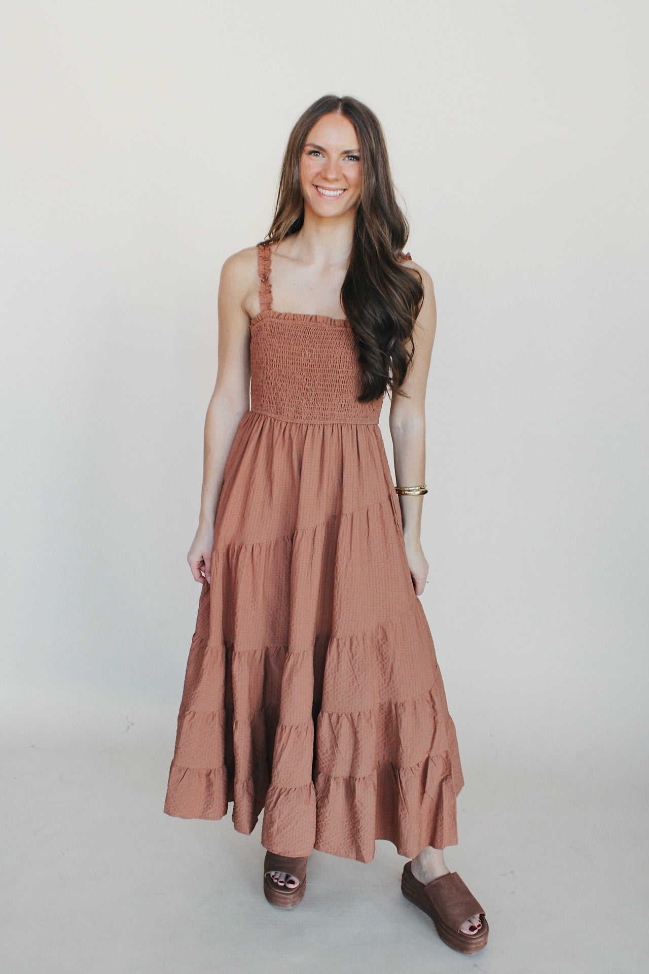 Dakota Tiered Midi Dress