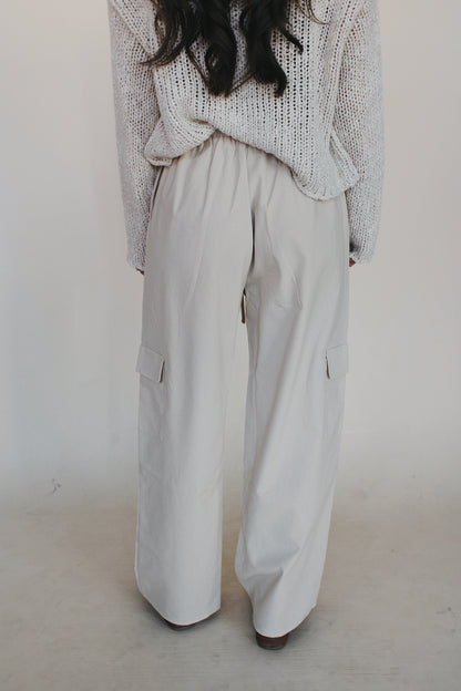Hailey Linen Cargo Pant