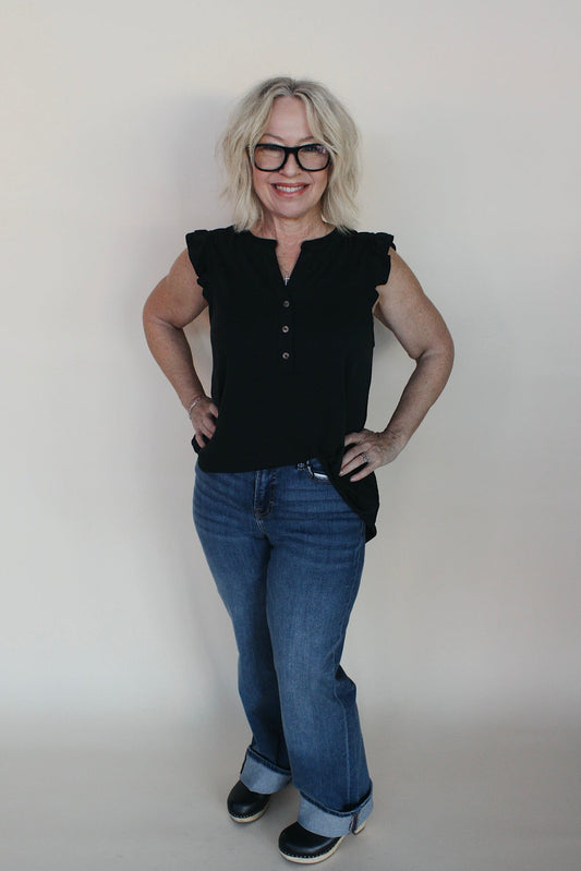 Raia Ruffle Knit Top