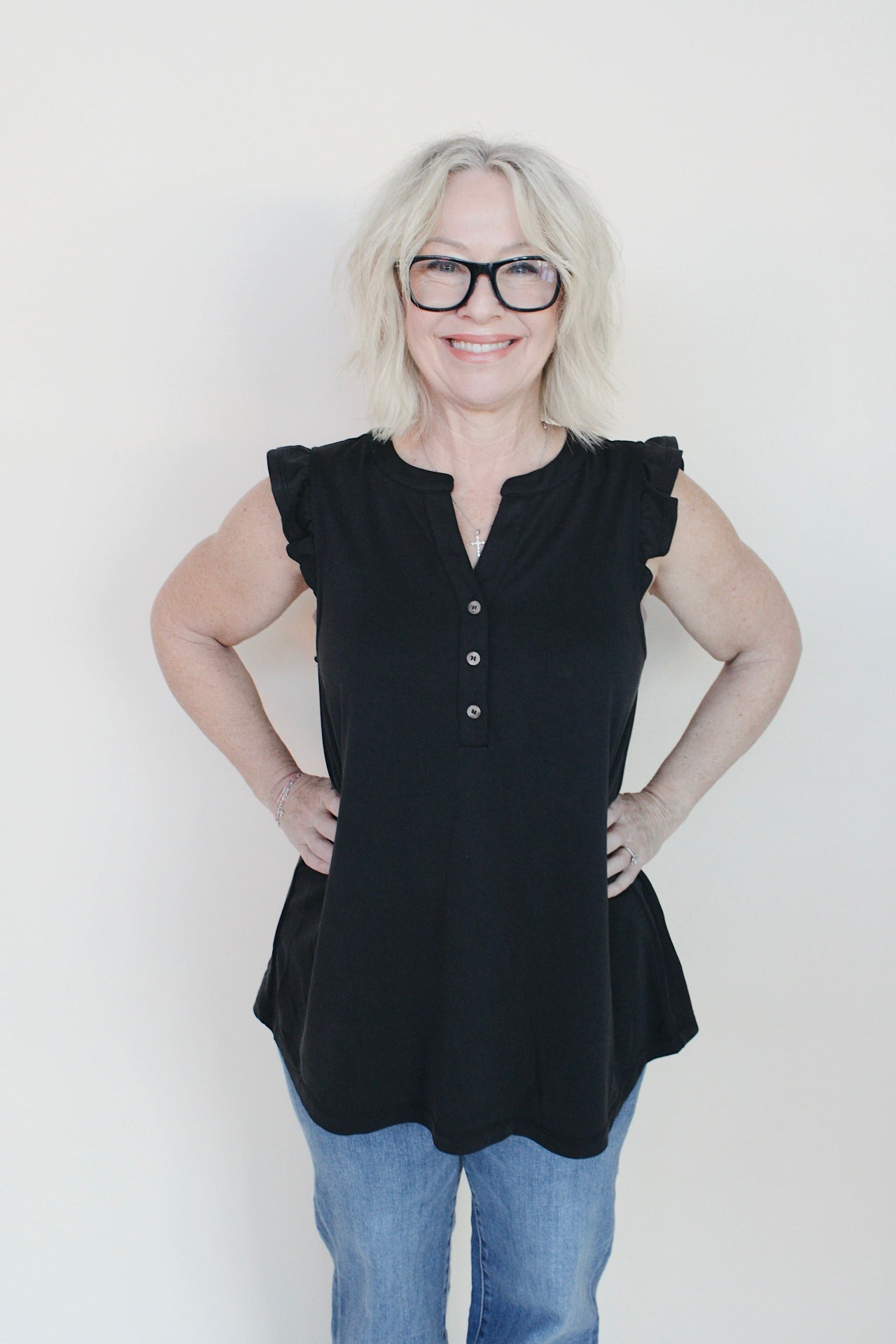 Raia Ruffle Knit Top