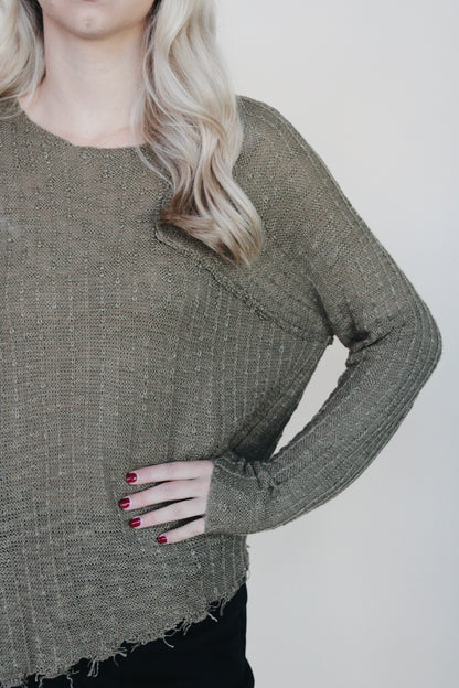 Remi Distressed Pullover Sweater