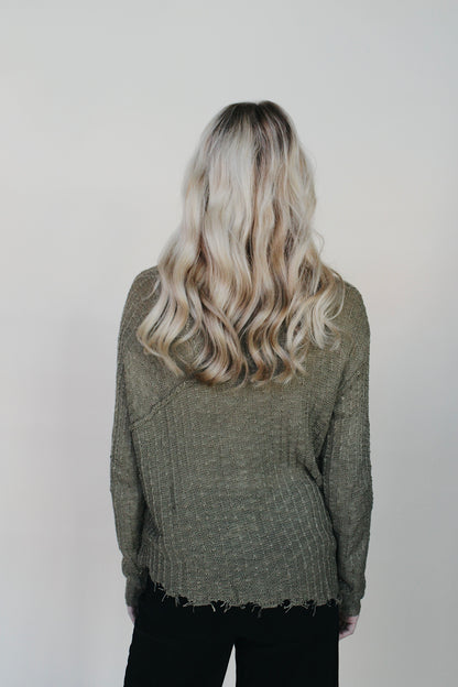 Remi Distressed Pullover Sweater