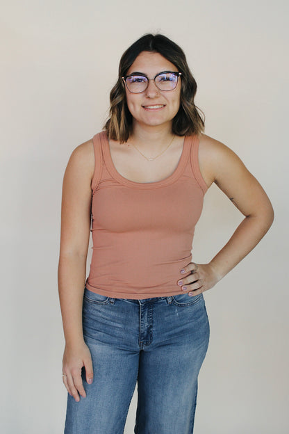 Reversible Ribbed Tank - more colors available