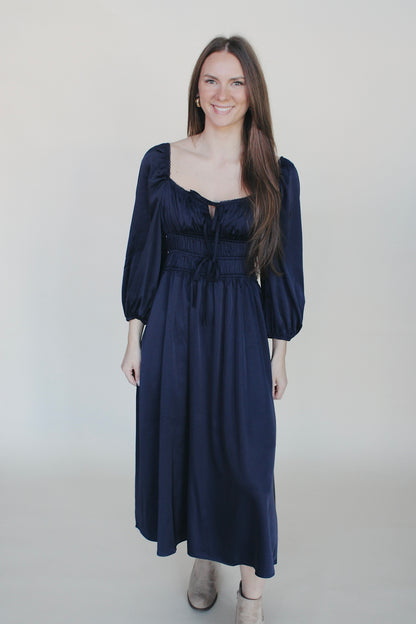 Jaclyn Satin Maxi Dress