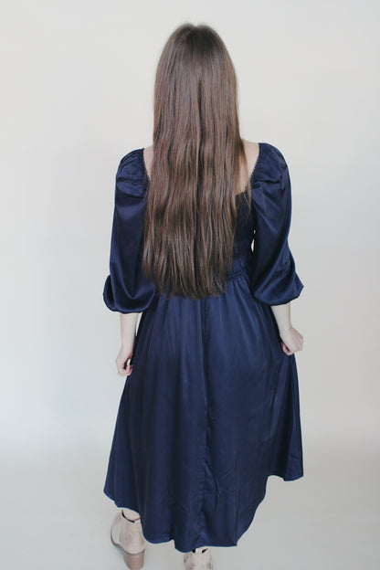 Jaclyn Satin Maxi Dress