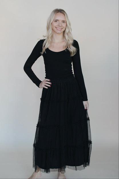 Madeline Polka Dot Tulle Skirt